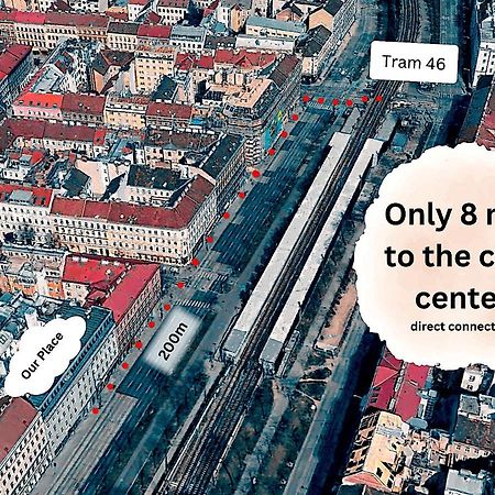 Cozy Apartment, 2 Private Terraces, 8 Min To City Center Viena Exterior foto